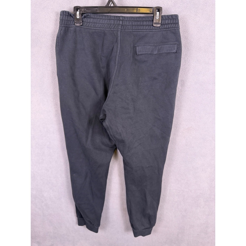 Nike Mens M Black Joggers Gym Workout Swoosh Club Fleece Sweatpants - Picture 3 of 10